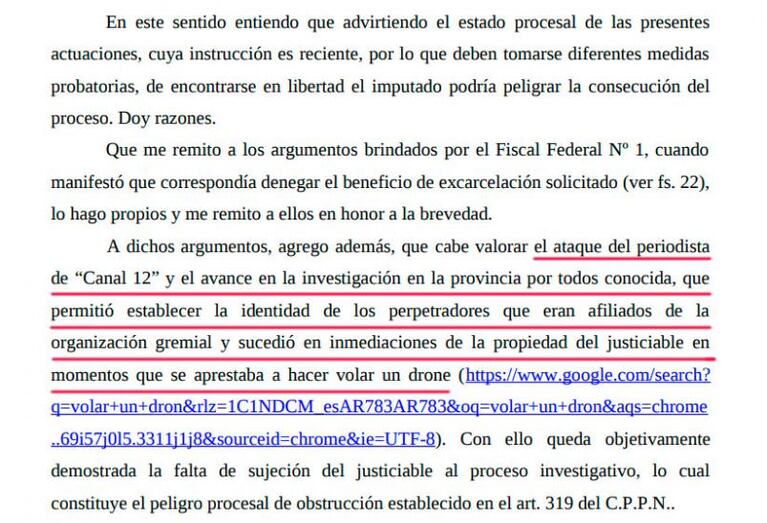 Saillén y Catrambone seguirán presos: por segunda vez, le negaron la excarcelación