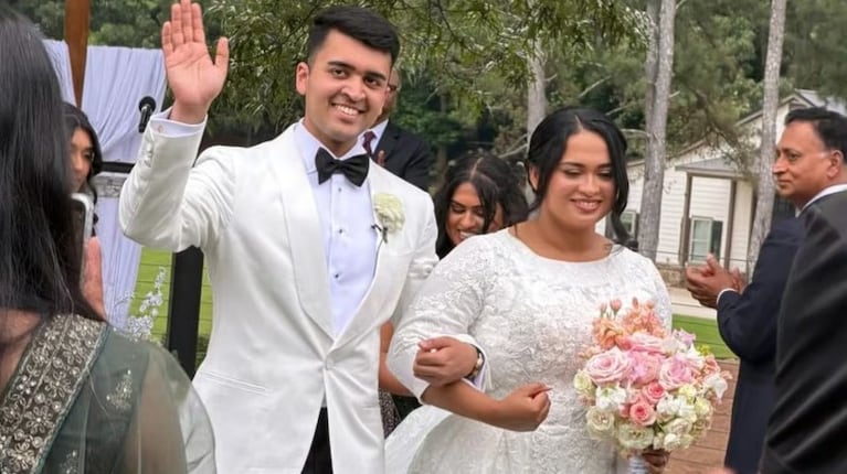 Salieron de su boda en helicóptero, se cayeron en un bosque y el novio murió