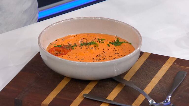 Salmorejo cordobés, un plato ideal para la recuperación post fiestas.