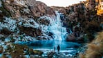 Salto del Tigre, un paraíso congelado. Foto: gentileza Ignacio Nuñez.