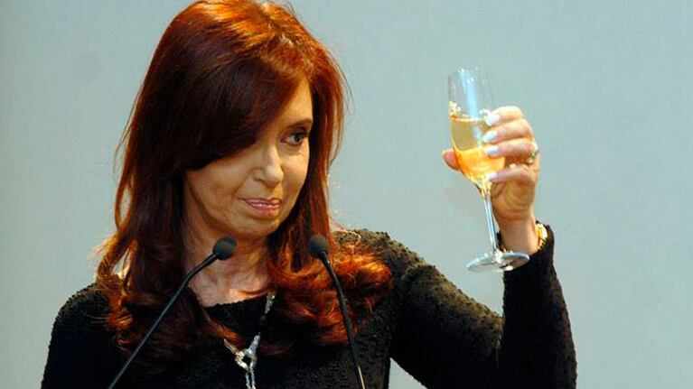 ¡Salud Cristina! La ex presidenta recibió muchos saludos por sus 63 años.