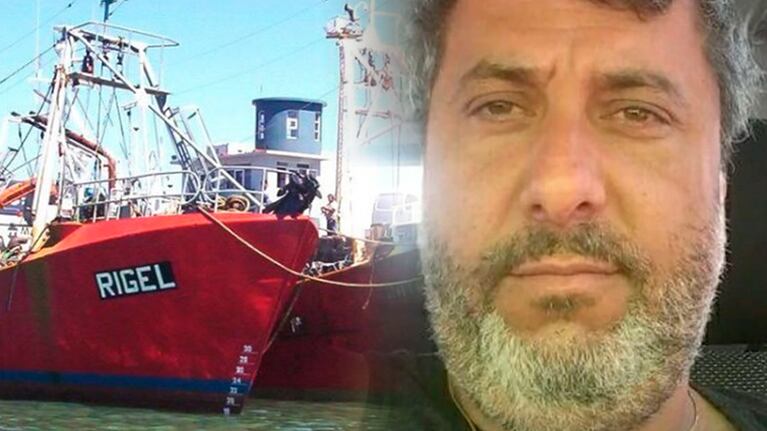 Salvador Taliercio estaba a cargo del Rigel e iba junto a otros ocho tripulantes.