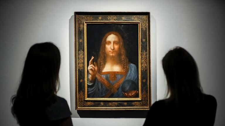 "Salvatore Mundi" es la obra que desapareció del Louvre de Abu Dhabi.