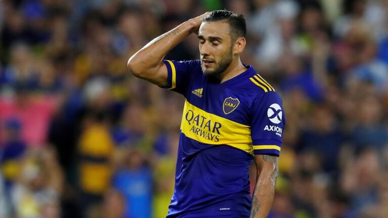 Salvio no se presentó al entrenamiento del jueves en Boca.