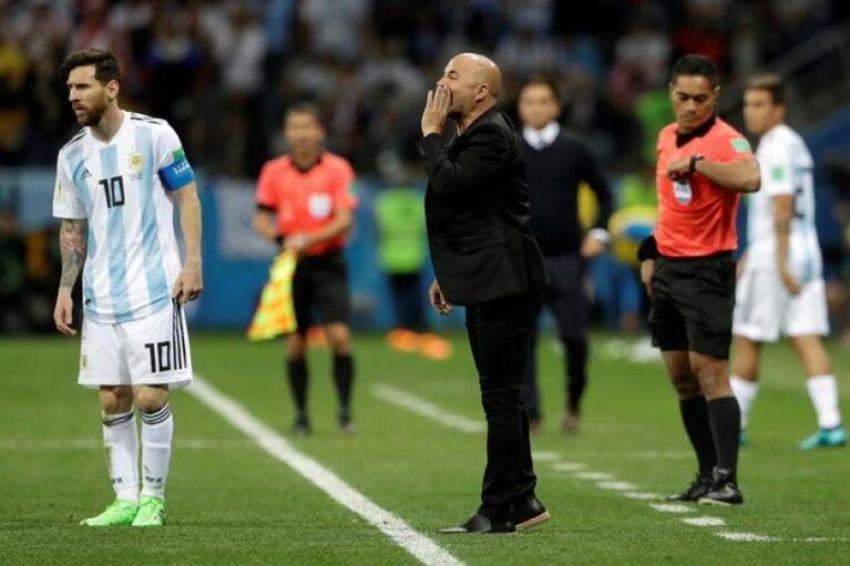 Sampaoli tras la goleada ante Croacia: "No hay que echarle la culpa a Caballero"