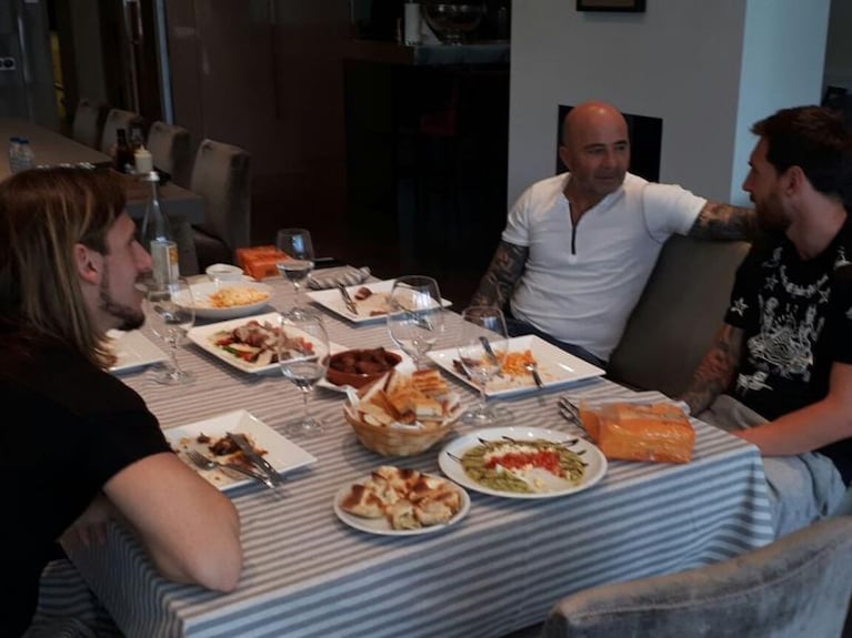 Sampaoli y Messi se reunieron en Barcelona 