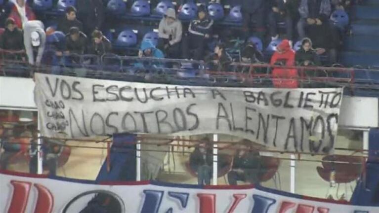 San Lorenzo: la irónica bandera contra Marcelo Tinelli