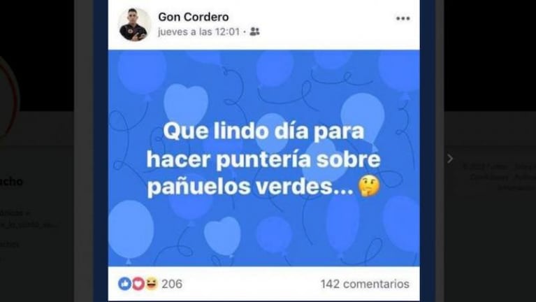 Sancionaron al policía que viralizó un mensaje contra la marcha a favor del aborto