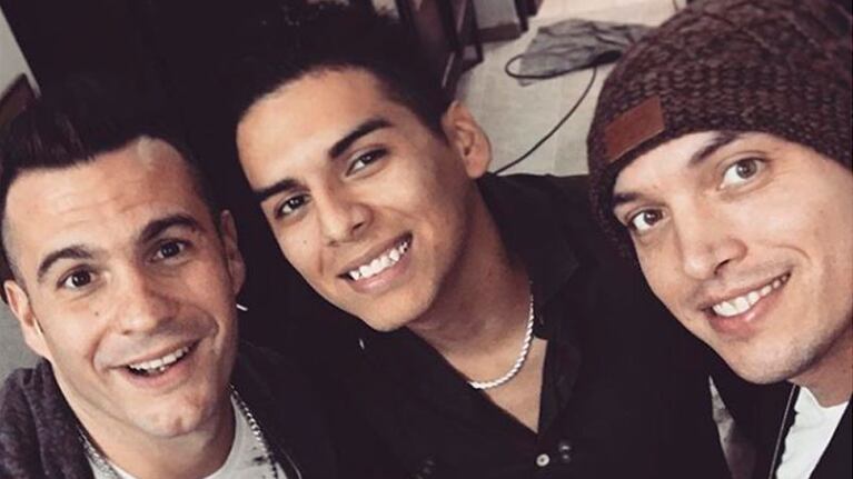 Santiago Dadone, Pupi Ortiz y Lucho Castro.