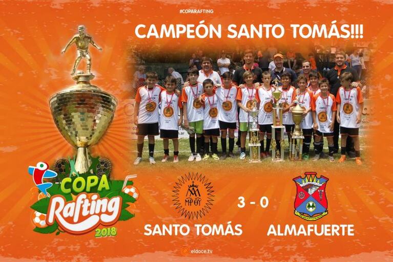 Santo Tomás venció a Almafuerte y es el supercampeón del Fútbol Infantil