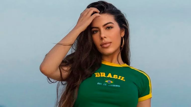 Sara Duque viajó a Brasil por unos días.