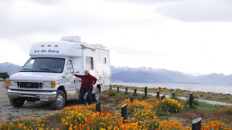 Sara, la abuela de 80 años que vendió todo para viajar en motorhome