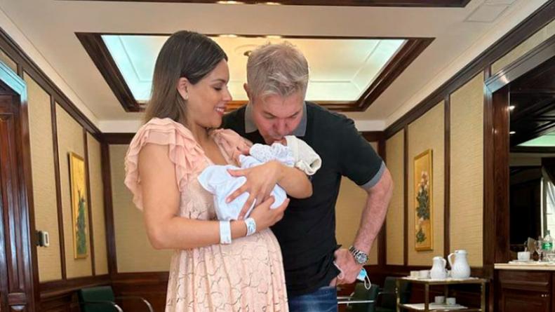 Sarah, la primera hija de Barby Franco.