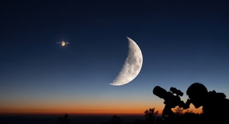 Saturno podrá verse en el cielo argentino.