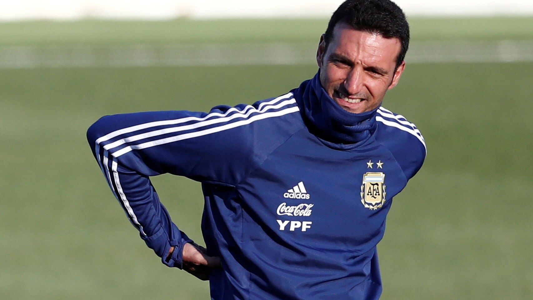 Scaloni está bien y solo sufrió golpes y raspones.