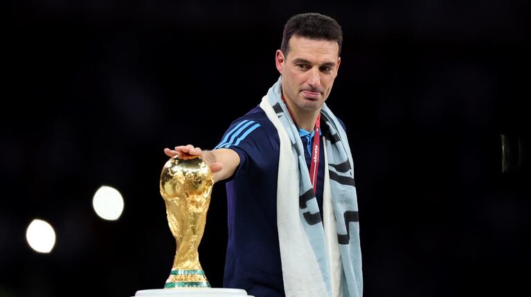 Scaloni volvió a hablar de su continuidad en la Selección. (Foto EFE/EPA/Tolga Bozoglu)