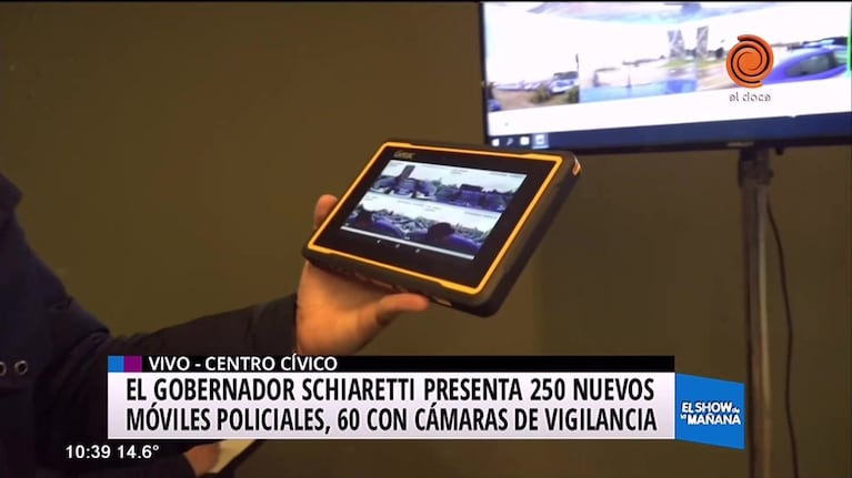 Schiaretti presenta 250 móviles policiales