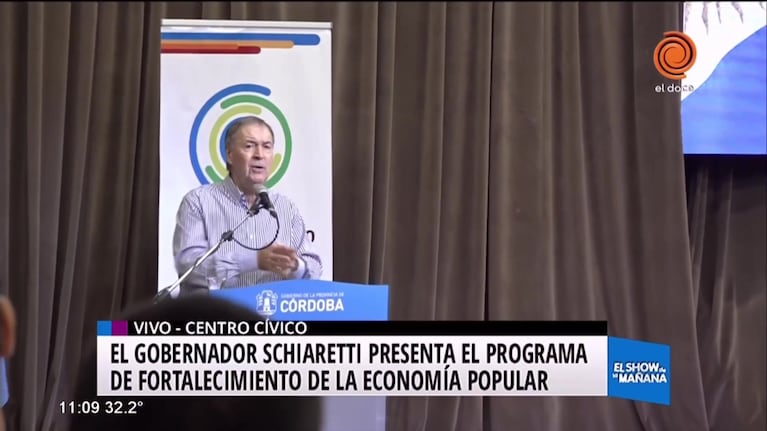 Schiaretti presentó programa de economía popular