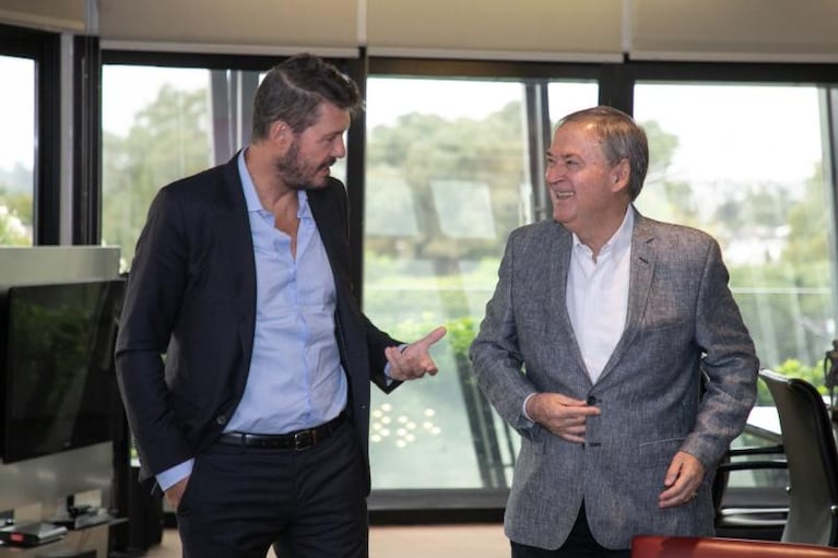 Schiaretti recibió a Marcelo Tinelli en el Centro Cívico