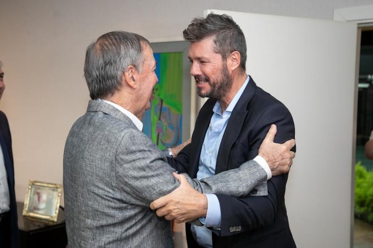 Schiaretti recibió a Marcelo Tinelli en el Centro Cívico