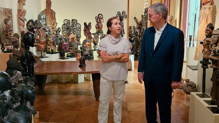 Schiaretti se reunió en Francia con la esposa de Antonio Seguí.