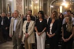 Schiaretti, Vigo y las dos hijas de De la Sota participaron del homenaje.