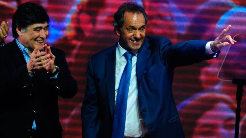 Scioli desmintió los rumores y estará en el balotaje.