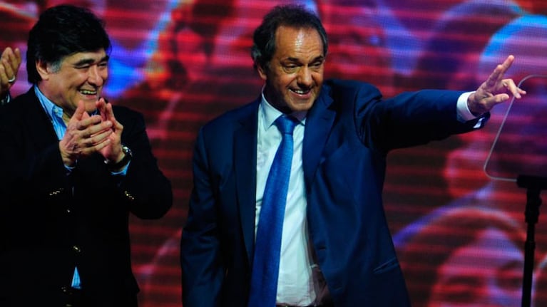 Scioli desmintió los rumores y estará en el balotaje.