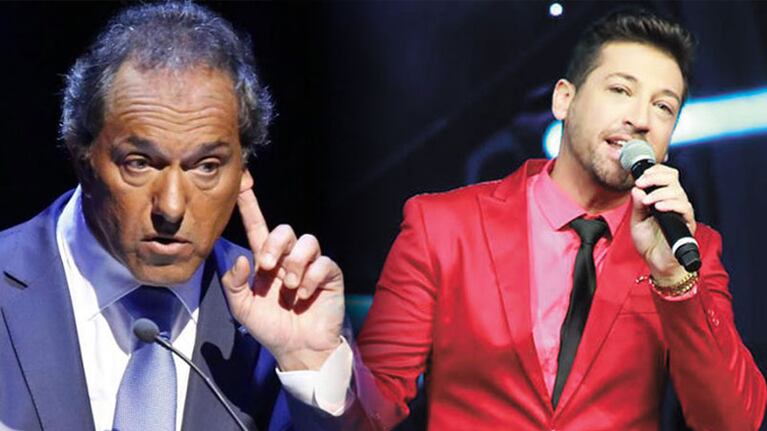 Scioli es apoyado por varios artistas. Uno de ellos es Pablo Ruiz.