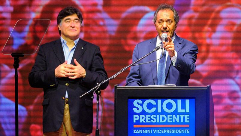 Scioli quedaría primero, pero no habló de un triunfo en primera vuelta.