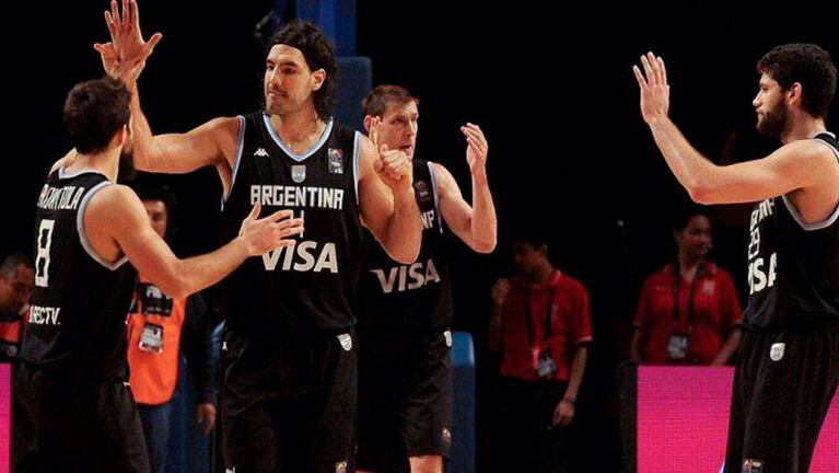 Scola y Nocioni son el eje de la Selección Argentina en México. Foto: FIBA.