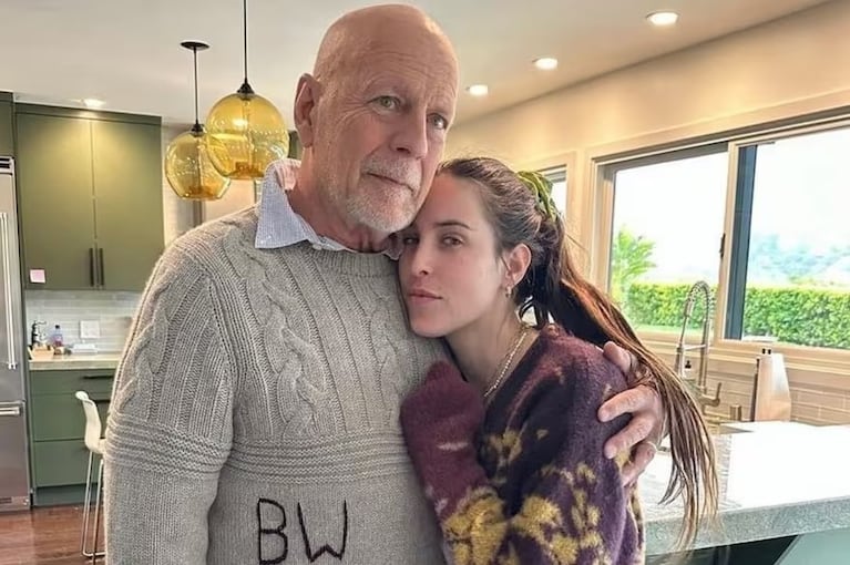 Scout LaRue Willis incluyó la imagen en un posteo de fin de año.