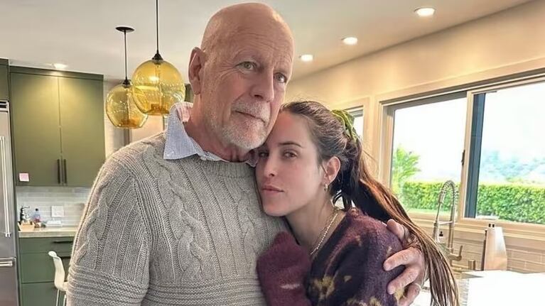 Scout LaRue Willis incluyó la imagen en un posteo de fin de año.