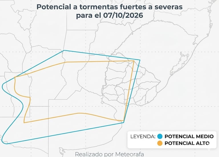 Se activan las tormentas fuertes: las zonas de Córdoba bajo alerta naranja este miércoles