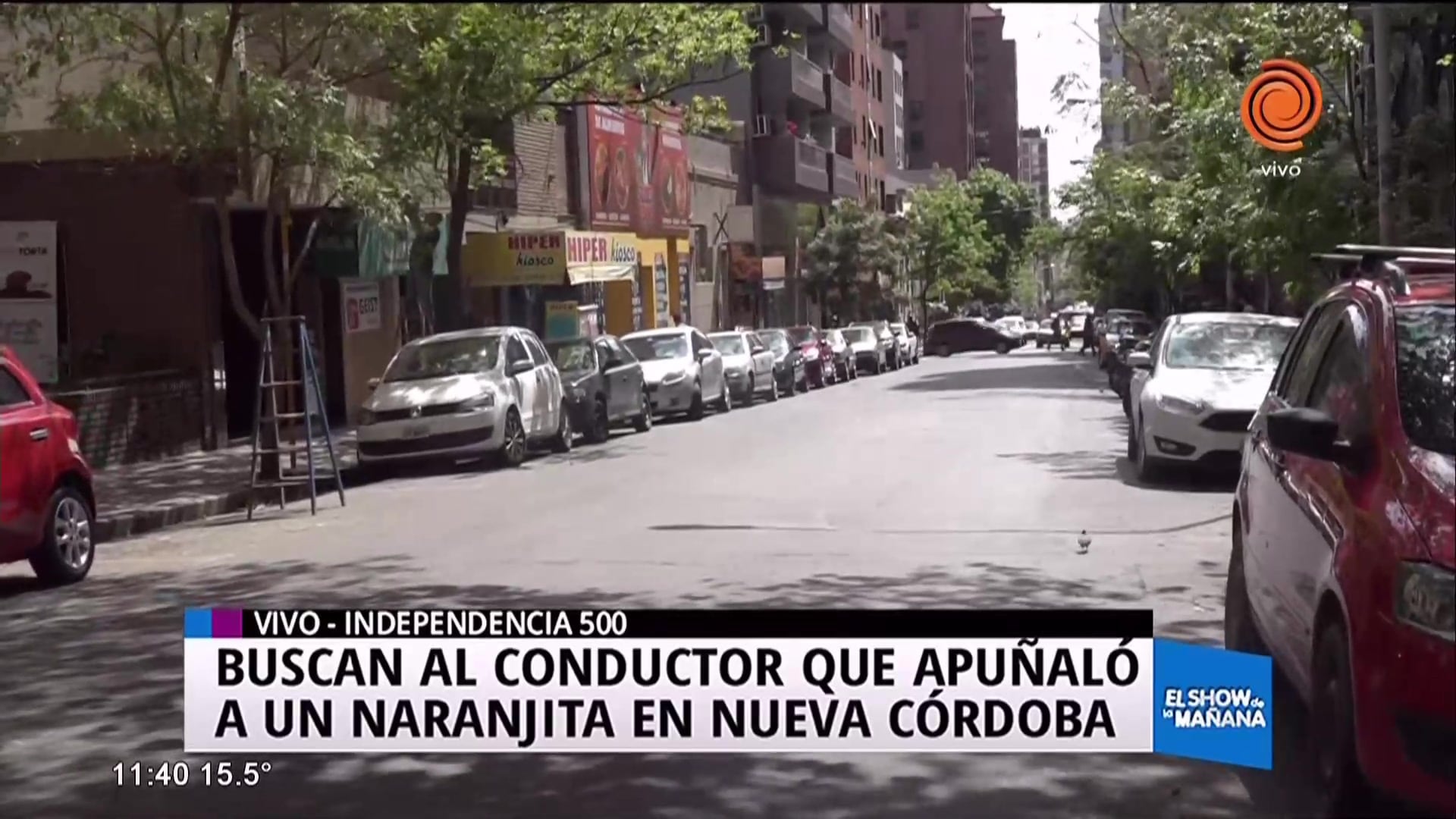 Se busca a conductor que apuñaló a naranjita