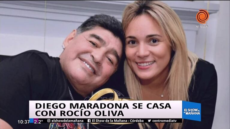 Se casa Diego Maradona