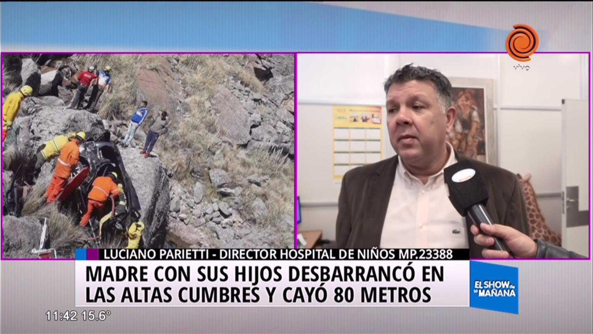 Se cayó 80 metros y tuvo que escalar para pedir ayuda