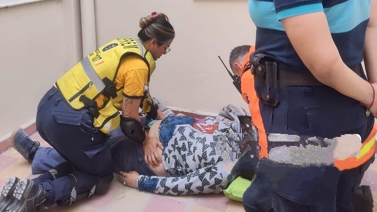 Se cayó al intentar entrar por el balcón. (Foto: Policía de Córdoba)