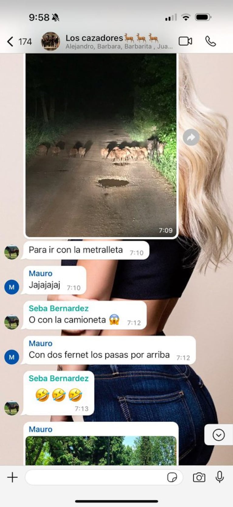 Se conocieron los chats del grupo de cazadores al que pertenece Mauro Icardi. (Foto: X/@martincandalaft)