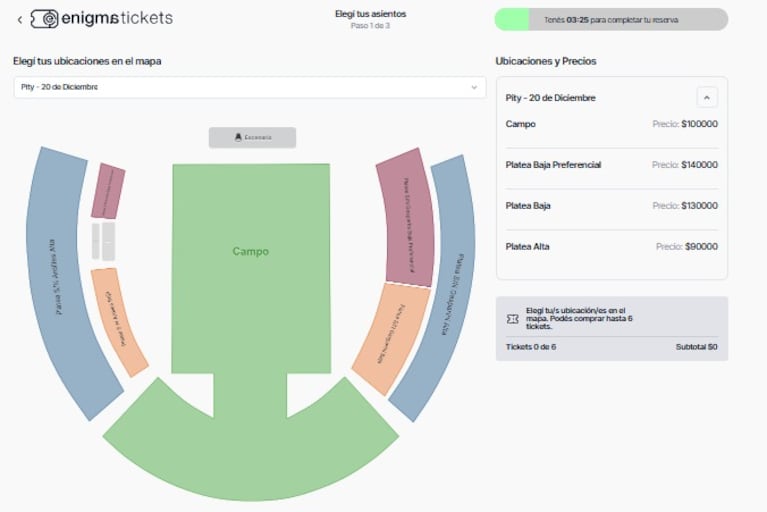 Se conocieron los precios para el show del Pity Álvarez en Córdoba
