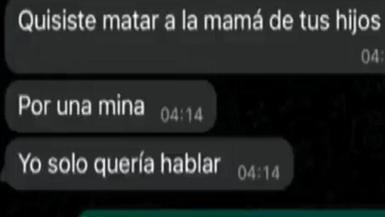 Se conocieron más chats entre Salvio y su expareja después del escándalo en Puerto Madero