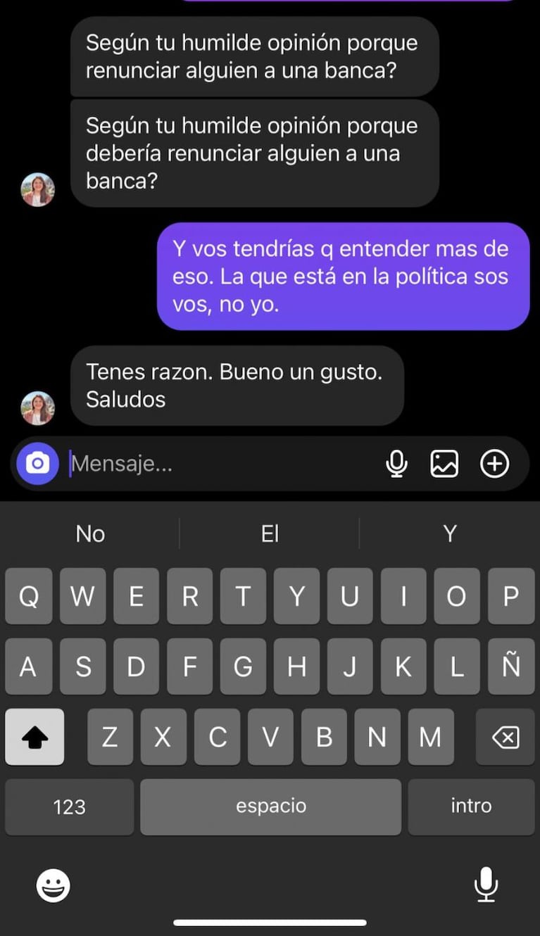 Se conoció un chat de la candidata de De Loredo relacionada a una causa narco