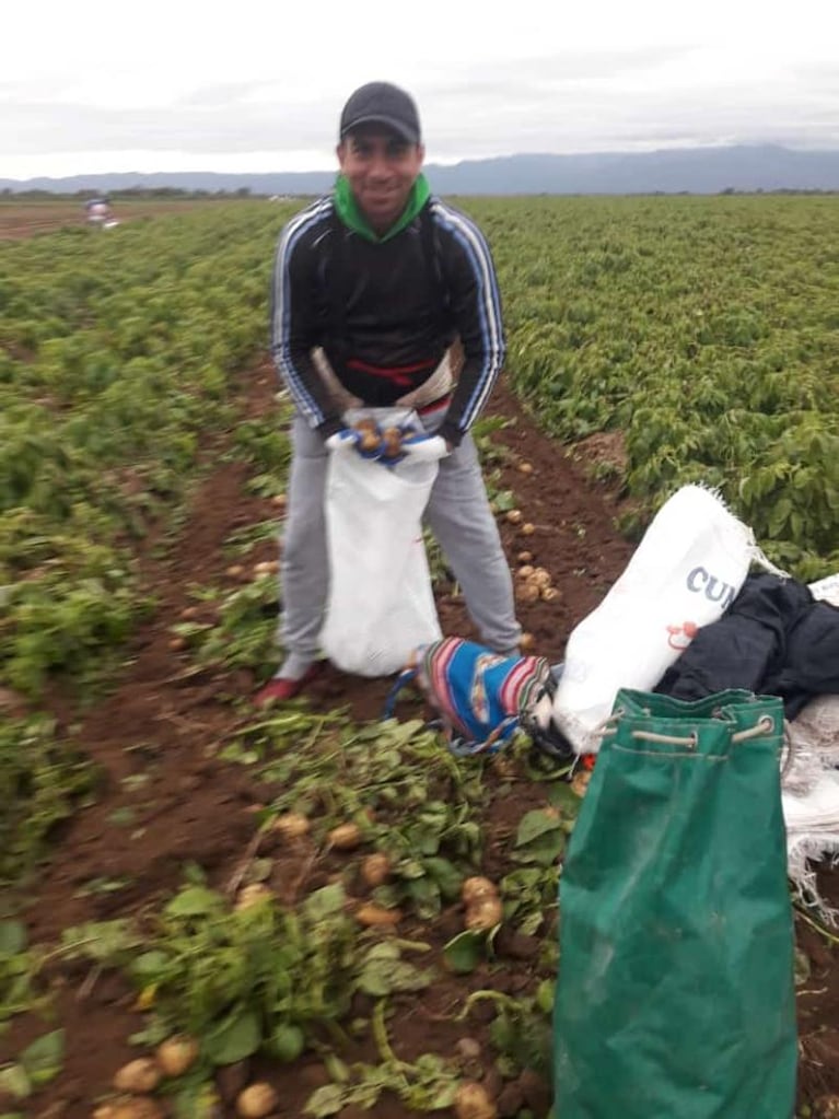 Se dedica a cultivar papas y en diciembre será Jefe Comunal