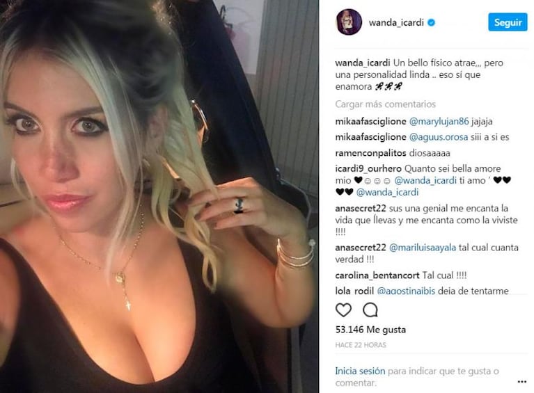 ¡Se deformó la nariz! Wanda Nara exageró con el Photoshop