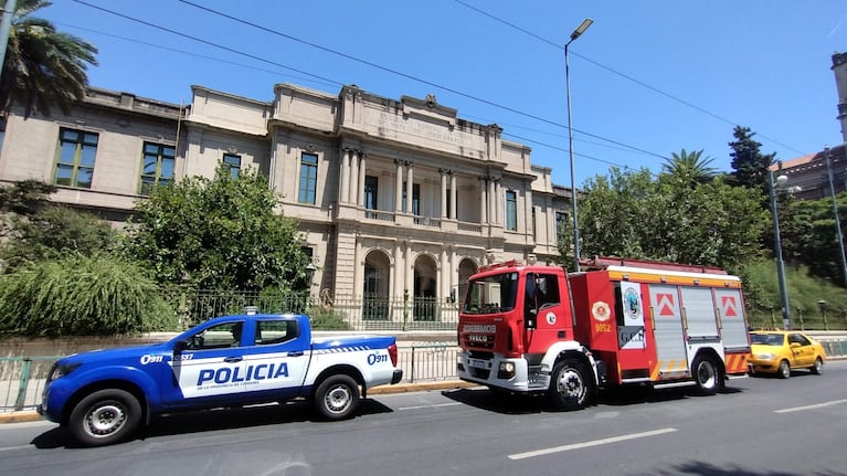 Se desató un incendio en el Carbó. (Foto: Policía de Córdoba) 