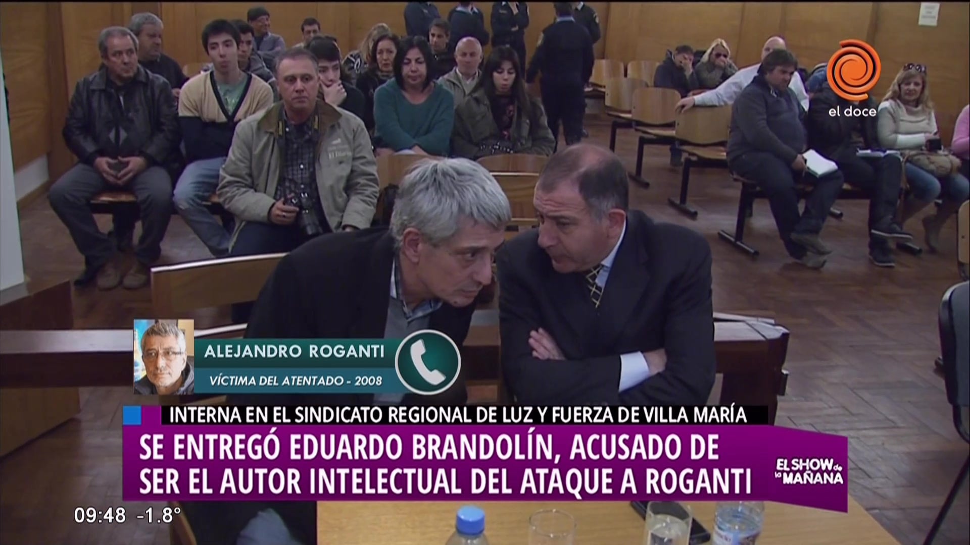 Se entregó Eduardo Brandolín