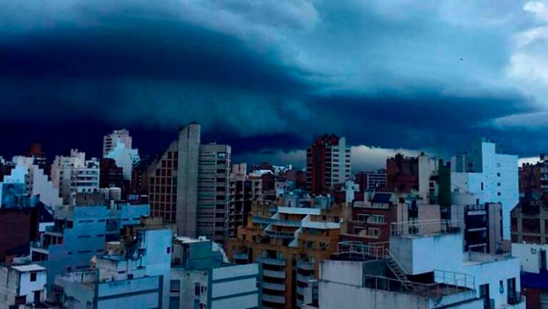 Se espera caída de granizo y tormentas fuertes.