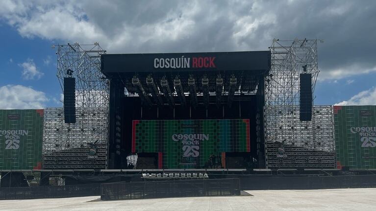 Se esperan lluvias para el finde del Cosquín Rock.
