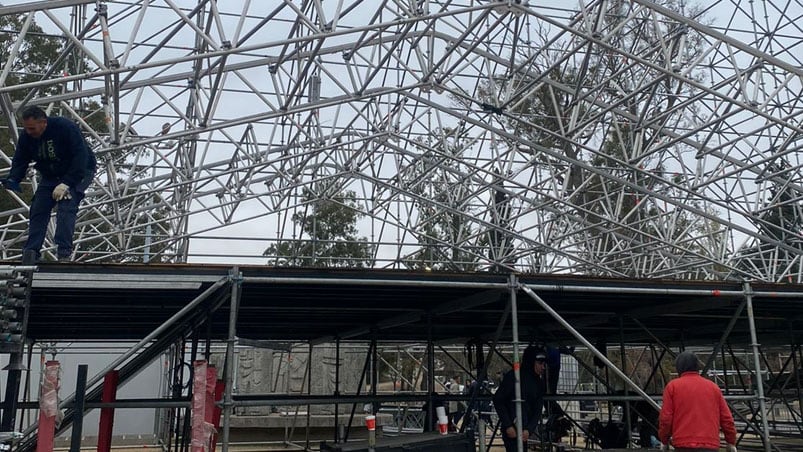 Se esperan unas 50 mil personas en el Parque Sarmiento. 