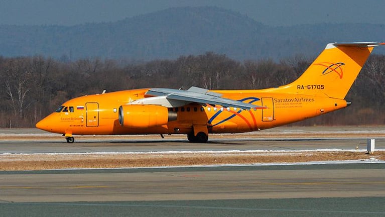 Se estrelló un avión con 71 pasajeros a bordo en Rusia